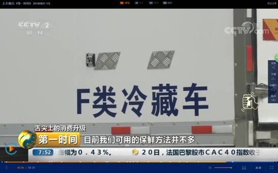程力重工冷藏車榮登央視頻道--開拓高端冷鏈?zhǔn)袌?chǎng)，助力政府“菜籃子工程”